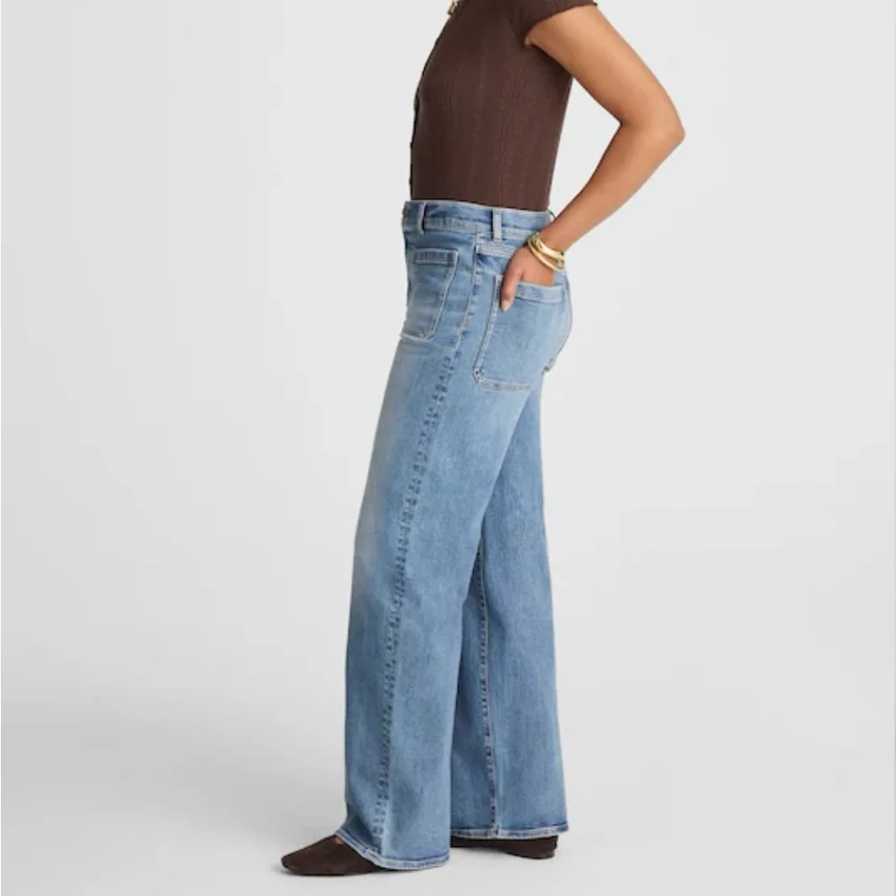 💙 NWT Madwell Curvy Emmett Wide-Leg Jean - Picture 3 of 6